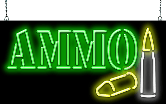 Ammo with Graphic Neon Sign