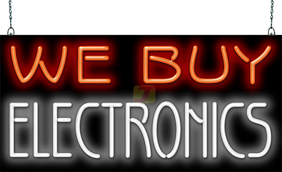 We Buy Electronics Neon Sign