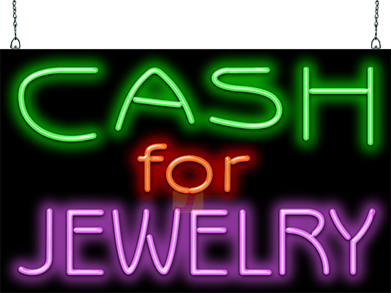 Cash for Jewelry Neon Sign