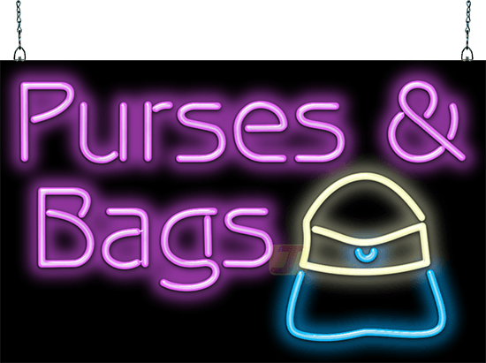 Purses & Bags Neon Sign