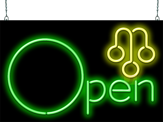 Open with Lombard Neon Sign