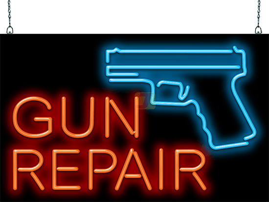 Gun Repair Neon Sign