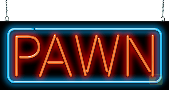 Pawn Neon Sign