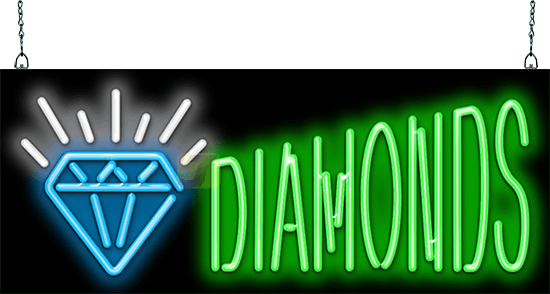 Diamonds Neon Sign