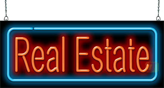 Real Estate Neon Sign