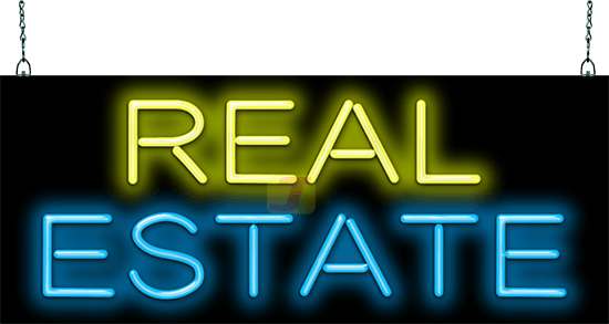 Real Estate Neon Sign