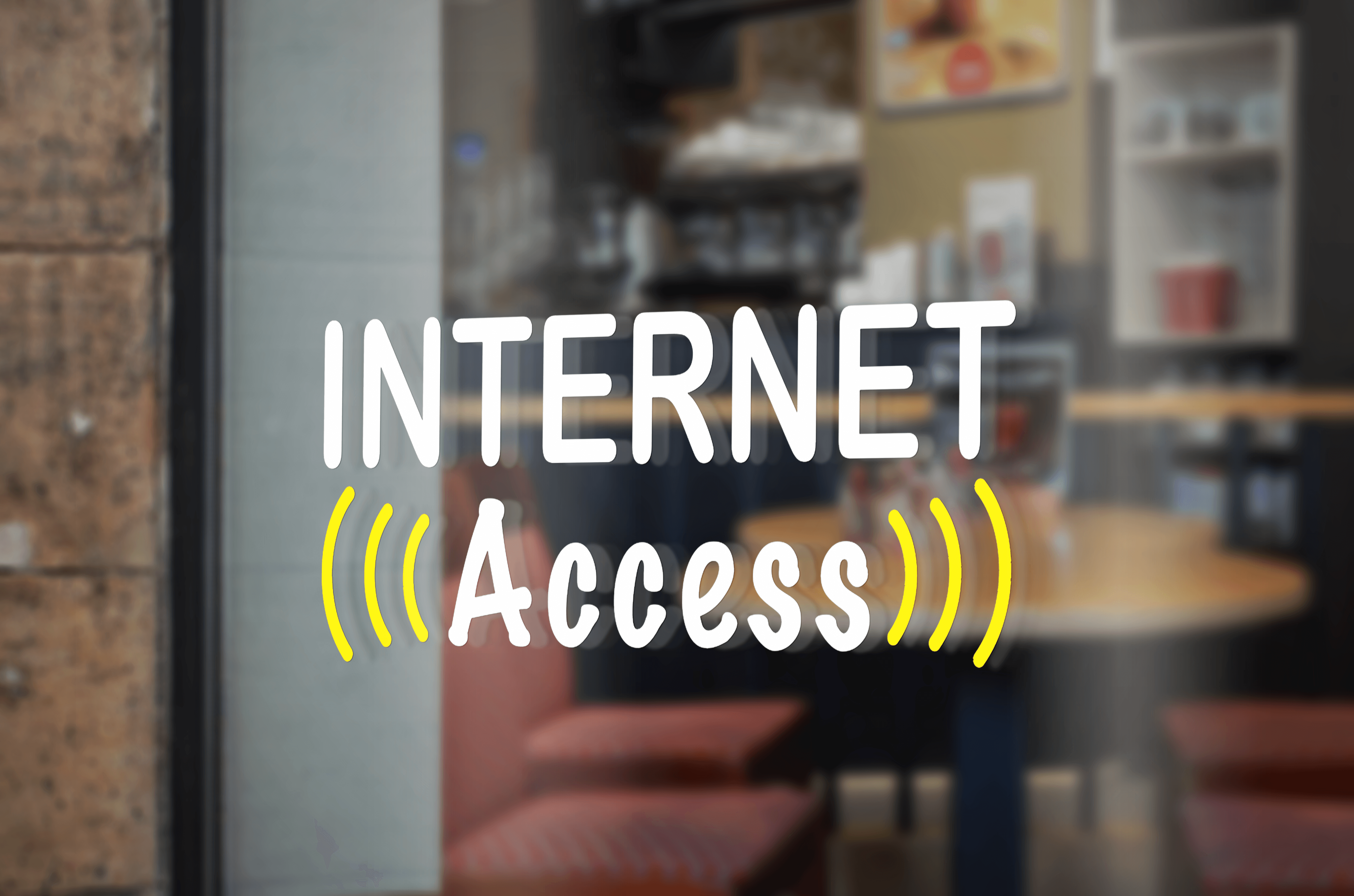 Internet Access Static Cling