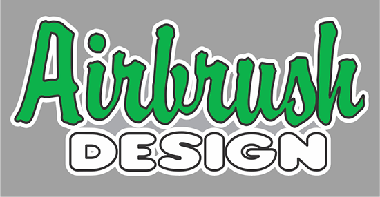 Airbrush Design Window Cling