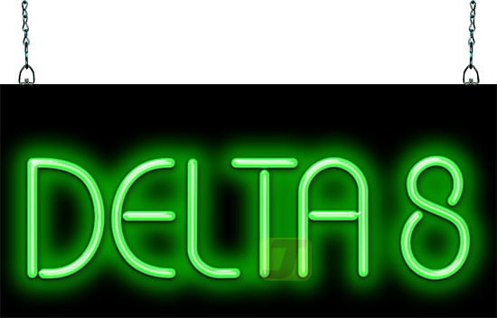 Delta 8 Neon Sign