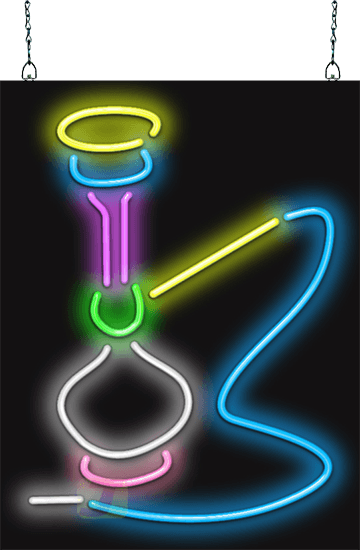 Hookah Graphic Neon Sign