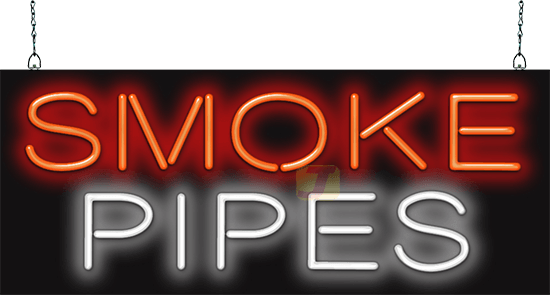 Smoke Pipes Neon Sign