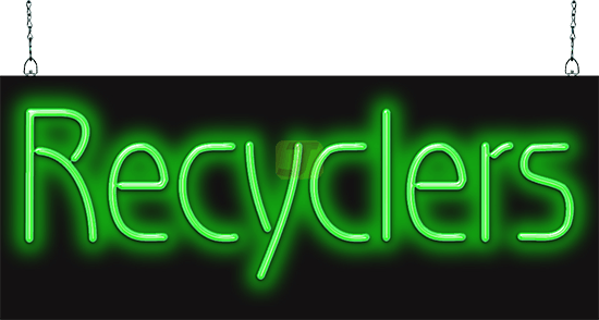 Recyclers Neon Sign