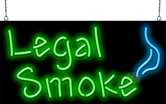 Legal Smoke Neon Sign