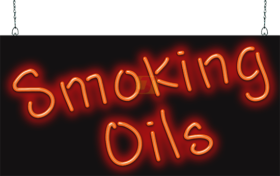 Smoking Oils Neon Sign