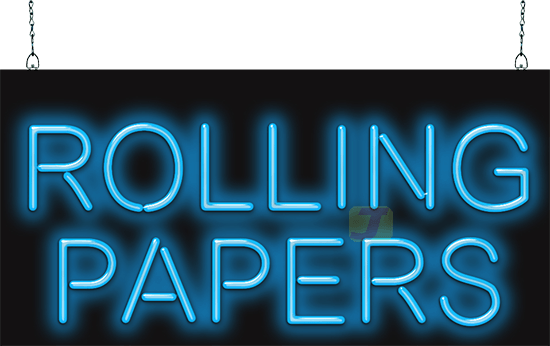 Rolling Papers Neon Sign