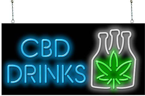 CBD Drinks Neon Sign