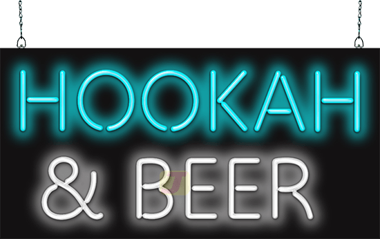 Hookah & Beer Neon Sign