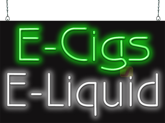 E-Cigs E-Liquid Neon Sign