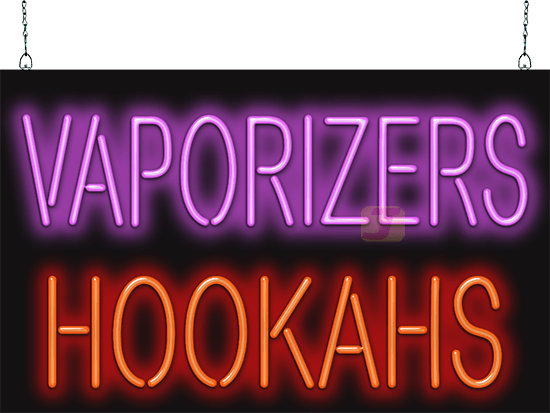 Vaporizers Hookahs Neon Sign