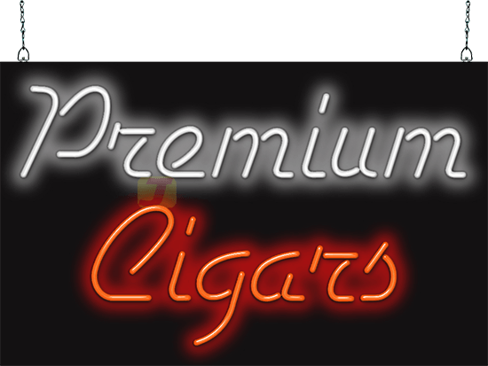 Premium Cigars Neon Sign