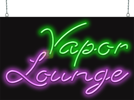 Vapor Lounge Neon Sign