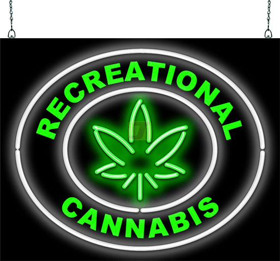 Recreational Cannabis Neon Sign