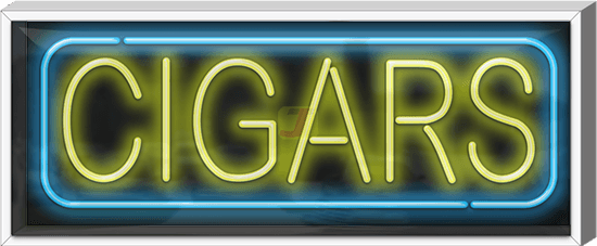 Outdoor Cigars Neon Sign