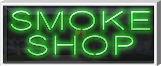 Outdoor XL Smoke Shop Neon Sign