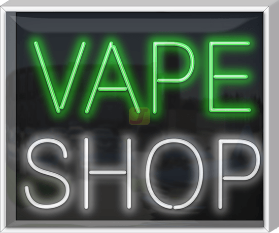Outdoor XL Vape Shop Neon Sign