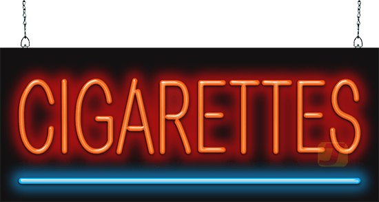 Cigarettes Neon Sign