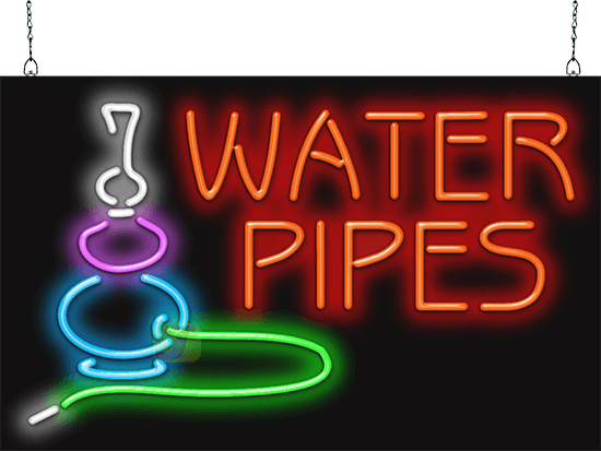 Water Pipes Neon Sign