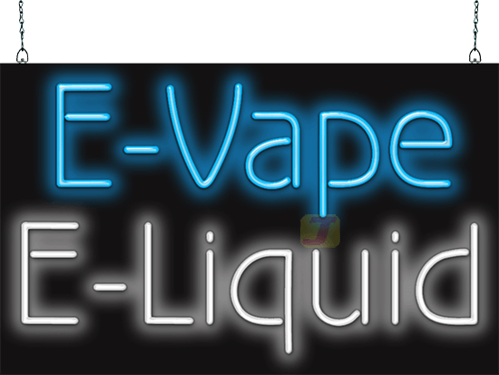 E-Vape E-Liquid Neon Sign