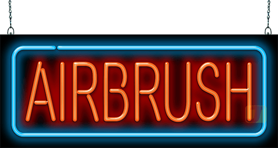 Airbrush Neon Sign