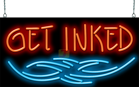 Get Inked with Tribal Art Neon Sign