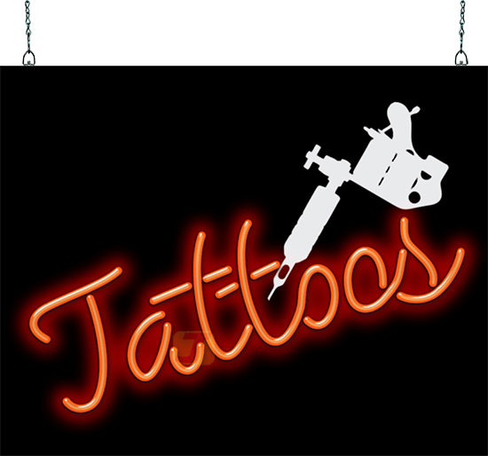 Tattoos Neon Sign