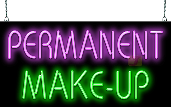 Permanent Makeup Neon Sign