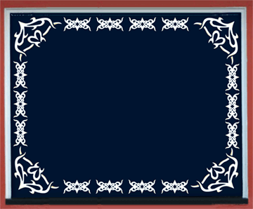 Tribal Design Border Window Cling Kit