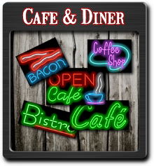 Cafe & Diner Neon Sign