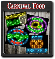Carnival Food Neon Signs