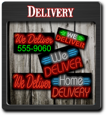 Delivery Neon Signs