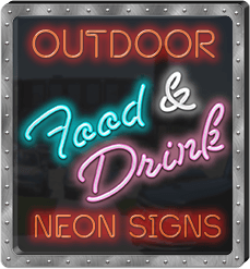 Outdoor Food & Drink Neon Signs