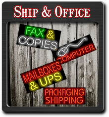 Shipping & Office Supplies Neon Signs