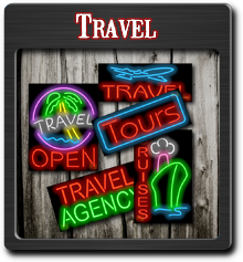 Travel Neon Signs