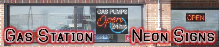 Gas Station Neon Signs