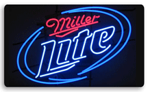 Miller Lite Logo Neon Sign