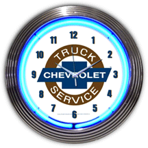 GM Chevy Truck Neon Clock