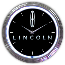 Ford Lincoln Neon Clock