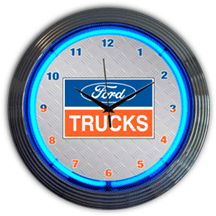 Ford Trucks Neon Clock