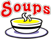 Soups Window Cling Sign